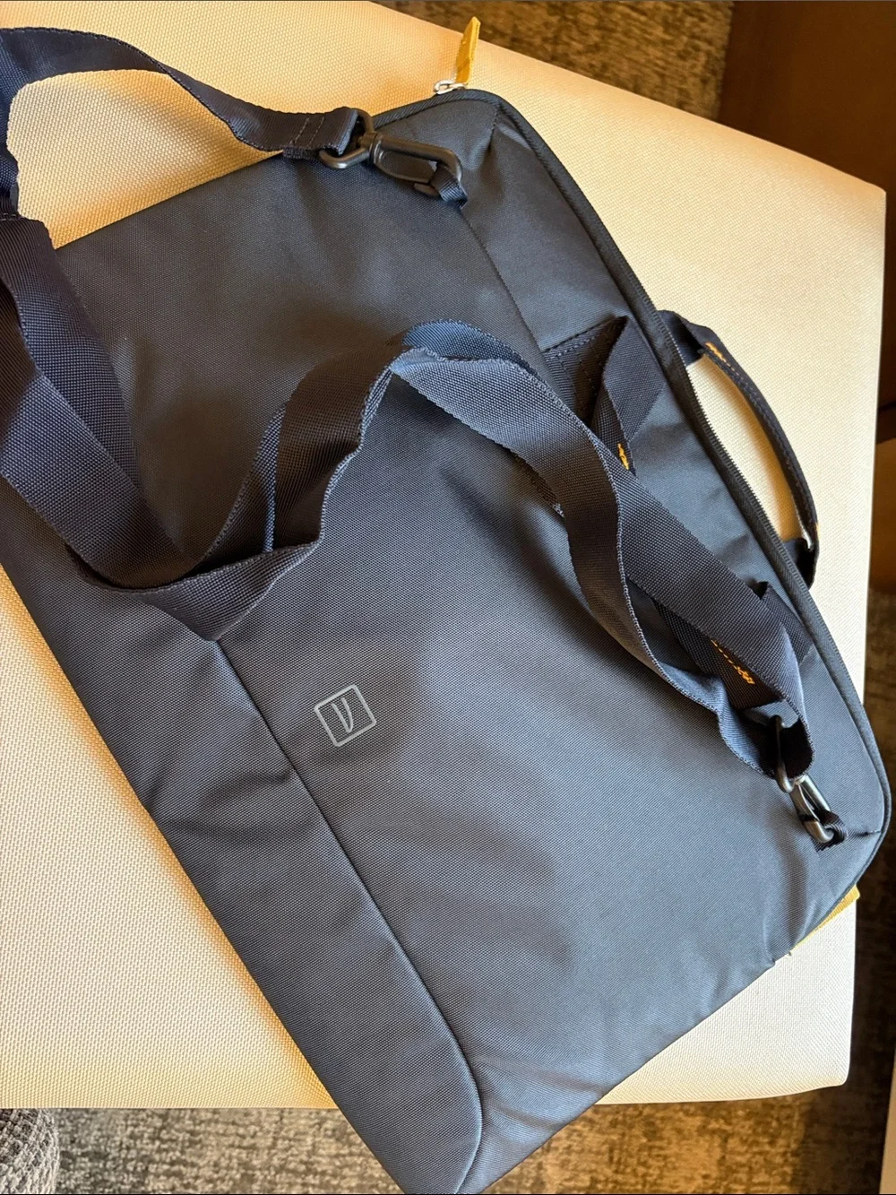 Tucano Milano Navy Laptop Bag with Shoulder Strap
